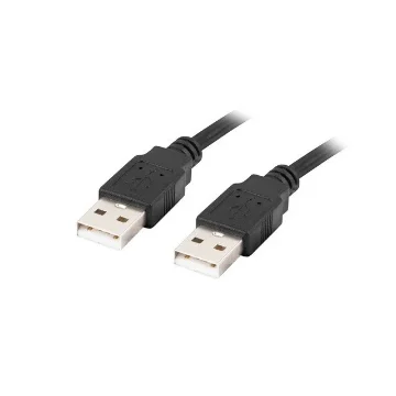 Picture of Lanberg CA-USBA-20CU-0018-BK Usb Cable Usb 2.0 1.8 M Black - CA-USBA-20CU-0018-BK