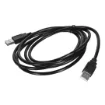 Picture of Lanberg CA-USBA-20CU-0018-BK Usb Cable Usb 2.0 1.8 M Black - CA-USBA-20CU-0018-BK