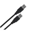 Picture of Lanberg CA-USBA-20CU-0010-BK Usb Cable Usb 2.0 1 M Black - CA-USBA-20CU-0010-BK