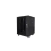 Picture of Lanberg FF01-6615-12B Rack Cabinet 15U Freestanding Rack Black - FF01-6615-12B