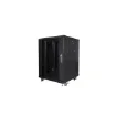 Picture of Lanberg FF01-6615-12B Rack Cabinet 15U Freestanding Rack Black - FF01-6615-12B