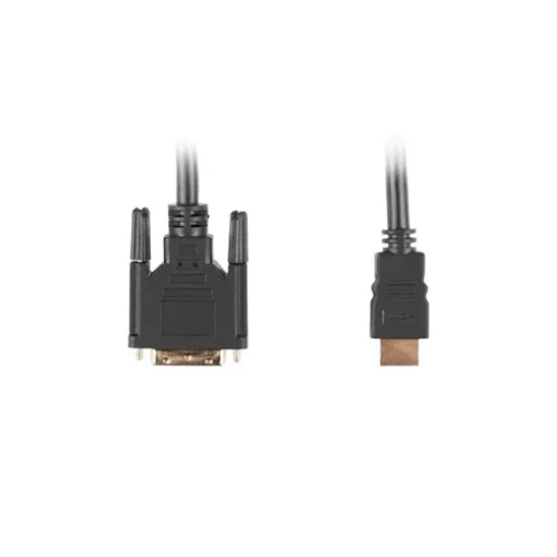 Picture of Lanberg CA-HDDV-10CC-0005-BK Video Cable Adapter 0.5 M Hdmi Type a (Standard) Dvi-D Black - CA-HDDV-10CC-0005-BK