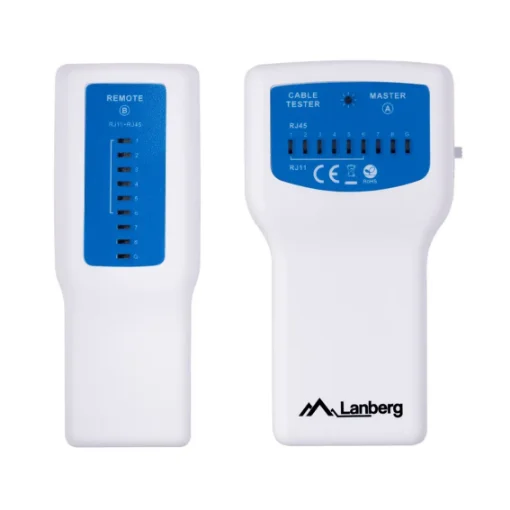 Picture of Lanberg Nt-0402 Network Cable Tester Poe Tester Blue, White - Nt-0402