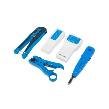 Picture of Tool Set for Building Lan Networks with RJ45 RJ11 Tester, Crimp Puller, Impact Lanberg - Nt-0302