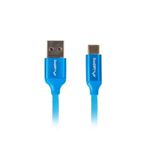 Picture of Lanberg CA-USBO-22CU-0005-BL Usb Cable Usb 2.0 0.5 M Usb a Usb C Blue - CA-USBO-22CU-0005-BL