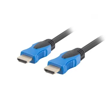 Picture of Lanberg CA-HDMI-20CU-0005-BK Hdmi Cable 0.5 M Hdmi Type a (Standard) Black - CA-HDMI-20CU-0005-BK