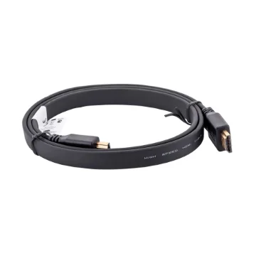 Picture of Lanberg CA-HDMI-21CU-0010-BK Hdmi Cable 1 M Hdmi Type a (Standard) Black - CA-HDMI-21CU-0010-BK