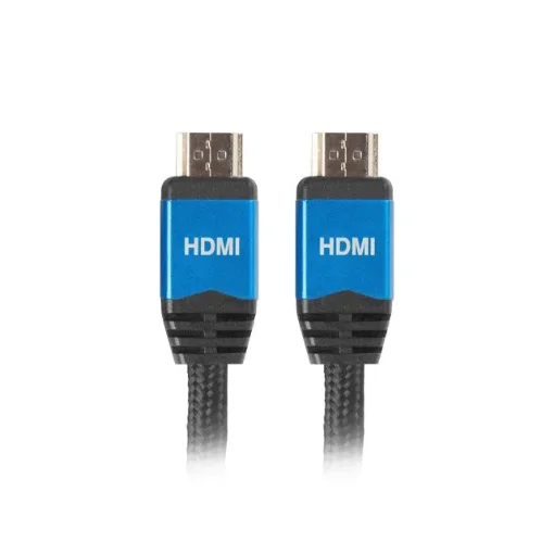 Picture of Lanberg CA-HDMI-20CU-0018-BL Hdmi Cable 1.8 M Hdmi Type a (Standard) Black - CA-HDMI-20CU-0018-BL