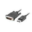 Picture of Lanberg CA-DPDV-10CU-0030-BK Video Cable Adapter 3 M Displayport Dvi-D Black - CA-DPDV-10CU-0030-BK