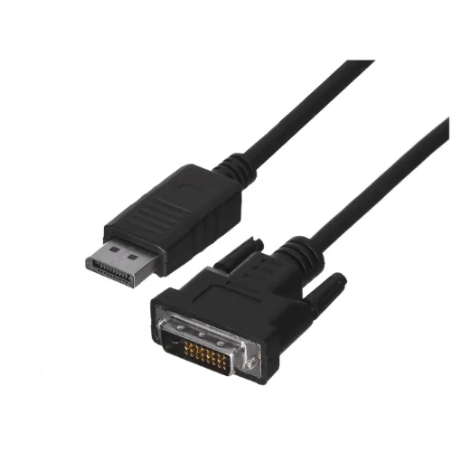 Picture of Lanberg CA-DPDV-10CU-0010-BK Video Cable Adapter 1 M Displayport Dvi-D Black - CA-DPDV-10CU-0010-BK
