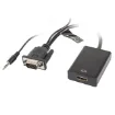 Picture of Lanberg Ad-0021-Bk Video Cable Adapter 0.2 M Hdmi Type a (Standard) Vga (D-Sub) Black - Ad-0021-Bk