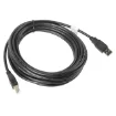 Picture of Lanberg CA-USBA-10CC-0050-BK Usb Cable Usb 2.0 5 M Usb B Black - CA-USBA-10CC-0050-BK