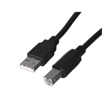 Picture of Lanberg CA-USBA-10CC-0018-BK Usb Cable Usb 2.0 1.8 M Usb B Black - CA-USBA-10CC-0018-BK