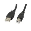 Picture of Lanberg CA-USBA-11CC-0030-BK Usb Cable Usb 2.0 3 M Usb B Black - CA-USBA-11CC-0030-BK