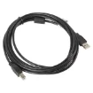 Picture of Lanberg CA-USBA-11CC-0030-BK Usb Cable Usb 2.0 3 M Usb B Black - CA-USBA-11CC-0030-BK