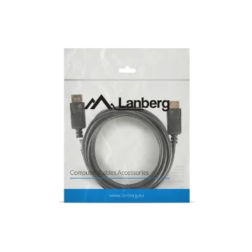 Picture of Lanberg CA-DPDP-10CC-0030-BK Displayport Cable 3 M Black - CA-DPDP-10CC-0030-BK