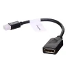 Picture of Lanberg Ad-0003-Bk Displayport Cable 0.12 M Mini Displayport Black - Ad-0003-Bk