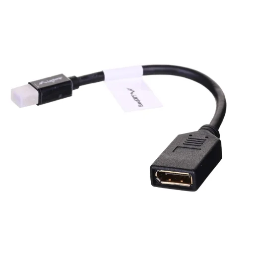 Picture of Lanberg Ad-0003-Bk Displayport Cable 0.12 M Mini Displayport Black - Ad-0003-Bk