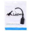 Picture of Lanberg Ad-0003-Bk Displayport Cable 0.12 M Mini Displayport Black - Ad-0003-Bk