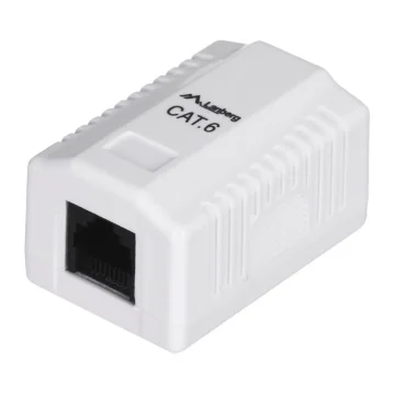 Picture of Surface Socket Cat.6 1X RJ45 White Lanberg - OU6-0001-W