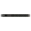 Picture of Apc Easy Rack Pdu, Basic, 1U, 1 Phase, 3.7kW, 230V, 16A, 8 X C13 Outlets, IEC60320 C20 Inlet - EPDU1016B