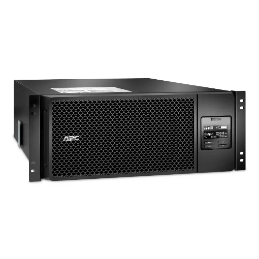 Picture of Apc Smart-Ups On-Line SRT6KRMXLI - 6kW/VA, 6x C13 + 4x C19 + Hardwire 1 Phase Output, Rack Mountable, Embedded Nmc - SRT6KRMXLI