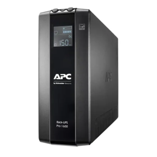 Picture of Apc Back-Ups Pro, 1600VA/960W, Tower, 230V, 8x Iec C13 Outlets, Avr, Lcd, User Replaceable Battery - BR1600MI