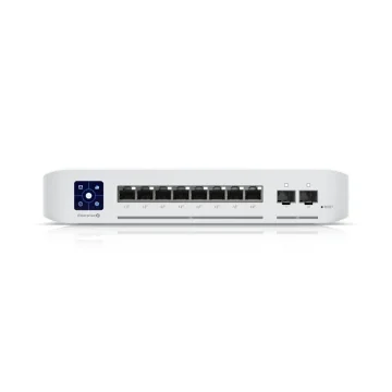 Picture of Ubiquiti Unifi Enterprise 8 Poe Managed L3 2.5G Ethernet (100/1000/2500) Power Over Ethernet (Poe) Stainless Steel - Usw-Enterprise-8-Poe