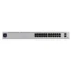 Picture of Ubiquiti Unifi Pro 24-Port Poe Managed L2/L3 Gigabit Ethernet (10/100/1000) Power Over Ethernet (Poe) 1U Silver - Usw-Pro-24-Poe