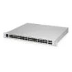Picture of Ubiquiti Unifi Pro 48-Port Poe Managed L2/L3 Gigabit Ethernet (10/100/1000) Power Over Ethernet (Poe) 1U Silver - Usw-Pro-48-Poe