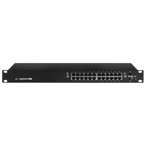 Picture of Ubiquiti ES-24-250W Network Switch Managed L2/L3 Gigabit Ethernet (10/100/1000) Power Over Ethernet (Poe) 1U Black - ES-24-250W