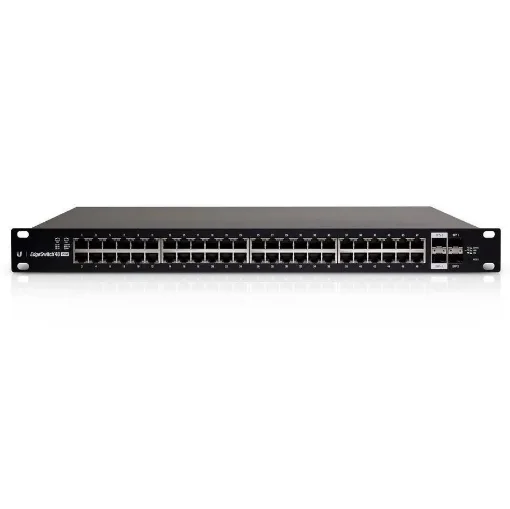Picture of Ubiquiti ES-48-500W Network Switch Managed L2/L3 Gigabit Ethernet (10/100/1000) Power Over Ethernet (Poe) 1U Black - ES-48-500W