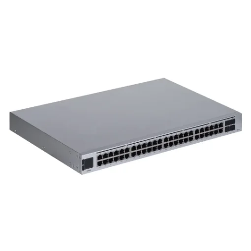 Picture of Ubiquiti Unifi Usw-48-Poe Network Switch Managed L2 Gigabit Ethernet (10/100/1000) Power Over Ethernet (Poe) 1U Stainless Steel - Usw-48-Poe