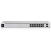 Picture of Ubiquiti Unifi 16-Port Poe Managed L2/L3 Gigabit Ethernet (10/100/1000) Power Over Ethernet (Poe) 1U Silver - Usw-16-Poe