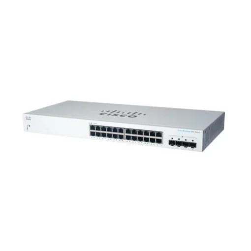 Picture of Cisco CBS220-24T-4G Managed L2 Gigabit Ethernet (10/100/1000) 1U White - CBS220-24T-4G-EU