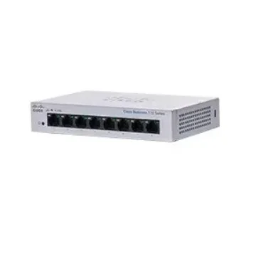 Picture of Cisco CBS110 Unmanaged L2 Gigabit Ethernet (10/100/1000) Grey - CBS110-8T-D-EU
