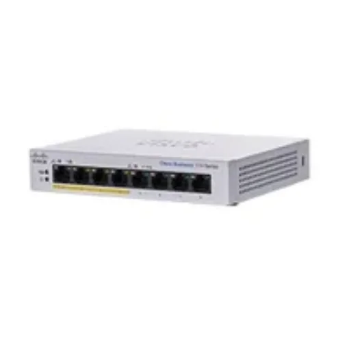 Picture of Cisco CBS110-8PP-D Unmanaged L2 Gigabit Ethernet (10/100/1000) Power Over Ethernet (Poe) Grey - CBS110-8PP-D-EU
