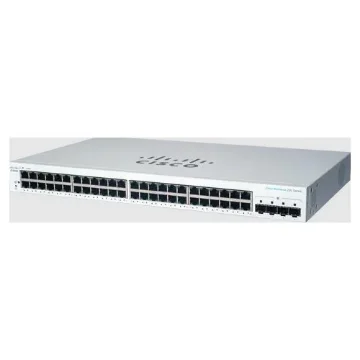 Picture of Cisco CBS220-48T-4G Managed L2 Gigabit Ethernet (10/100/1000) 1U White - CBS220-48T-4G-EU