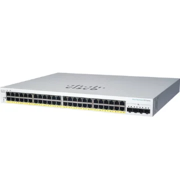 Picture of Cisco CBS220-24P-4X Managed L2 Gigabit Ethernet (10/100/1000) Power Over Ethernet (Poe) White - CBS220-24P-4X-EU