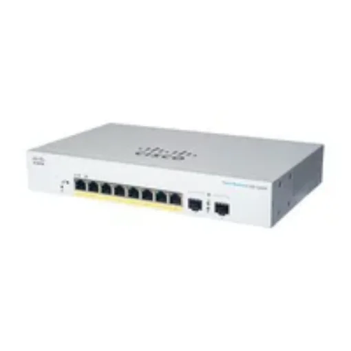 Picture of Cisco CBS220-8P-E-2G-EU Network Switch Managed L2 Gigabit Ethernet (10/100/1000) Power Over Ethernet (Poe) White - CBS220-8P-E-2G-EU