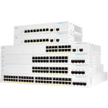 Picture of Cisco CBS220-8FP-E-2G-EU Network Switch Managed L2 Gigabit Ethernet (10/100/1000) Power Over Ethernet (Poe) White - CBS220-8FP-E-2G-EU