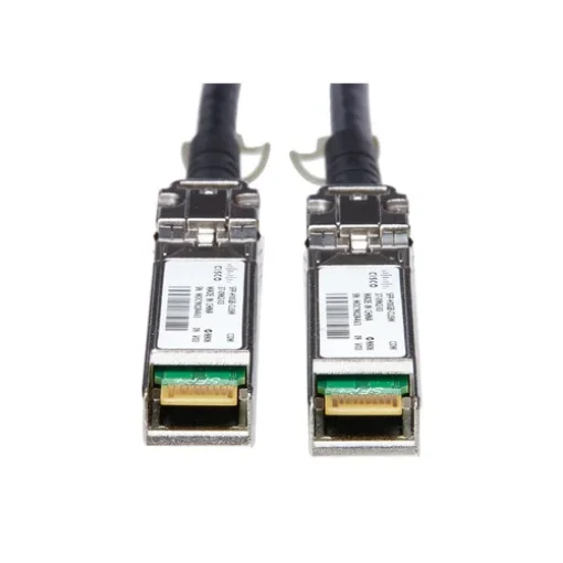 Picture of Cisco 10G Direct Attach Twinax Sfp+ Cable, Passive, 30AWG Cable Assembly, 5 M, Grey, 5-Year Standard Warranty (SFP-H10GB-CU5M=) - SFP-H10GB-CU5M=