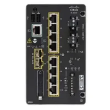 Picture of Cisco Catalyst Ie-3300-8T2s-E Network Switch Managed L2 Gigabit Ethernet (10/100/1000) Black - Ie-3300-8T2s-E