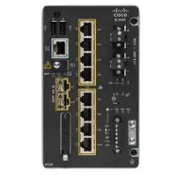 Picture of Cisco Catalyst IE3400 Managed L2 Gigabit Ethernet (10/100/1000) Black - Ie-3400-8T2s-E