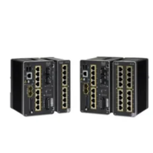 Picture of Cisco Catalyst IE3300 Managed L2 10G Ethernet (100/1000/10000) Black - Ie-3300-8P2s-E