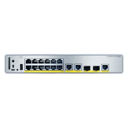 Picture of Cisco - Catalyst 9000 Compact Switch 12 Ports, Data Only, Adv - C9200CX-12T-2X2G-A