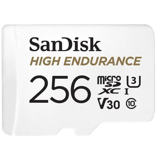 Picture of Sandisk High Endurance 256 Gb Microsdxc Uhs-I Class 10 - SDSQQNR-256G-GN6IA