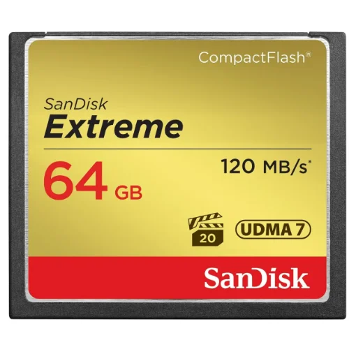 Picture of Sandisk Cf Extreme 64GB Compactflash - SDCFXSB-064G-G46