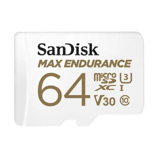 Picture of Sandisk Max Endurance 64 Gb Uhs-I Class 10 Microsdxc Memory Card - SDSQQVR-064G-GN6IA