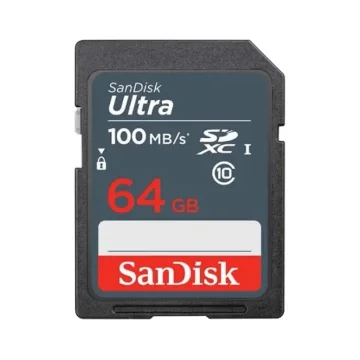 Picture of Sandisk Ultra 64 Gb Sdxc Uhs-I Class 10 - SDSDUNR-064G-GN3IN